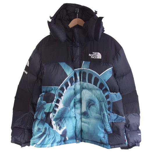 Supreme シュプリーム 19AW NF0A47EW ノースフェイス THE NORTH FACE Statue Of Liberty Baltro Jacket 自由の女神 バルトロ ダウンジャケット ブラック系 L【美品】【中古】