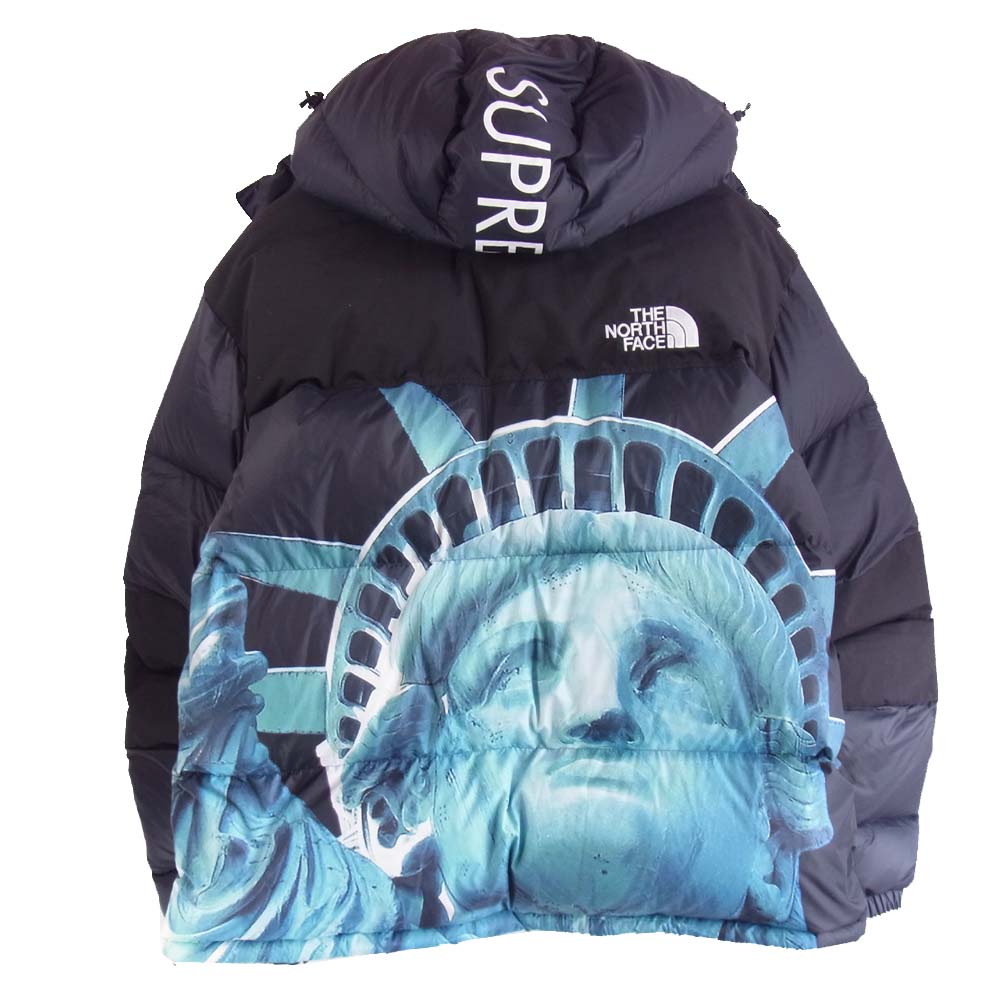 Supreme シュプリーム 19AW NF0A47EW ノースフェイス THE NORTH FACE Statue Of Liberty Baltro Jacket 自由の女神 バルトロ ダウンジャケット ブラック系 L【美品】【中古】