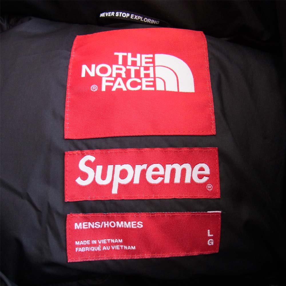 Supreme シュプリーム 19AW NF0A47EW ノースフェイス THE NORTH FACE Statue Of Liberty Baltro Jacket 自由の女神 バルトロ ダウンジャケット ブラック系 L【美品】【中古】