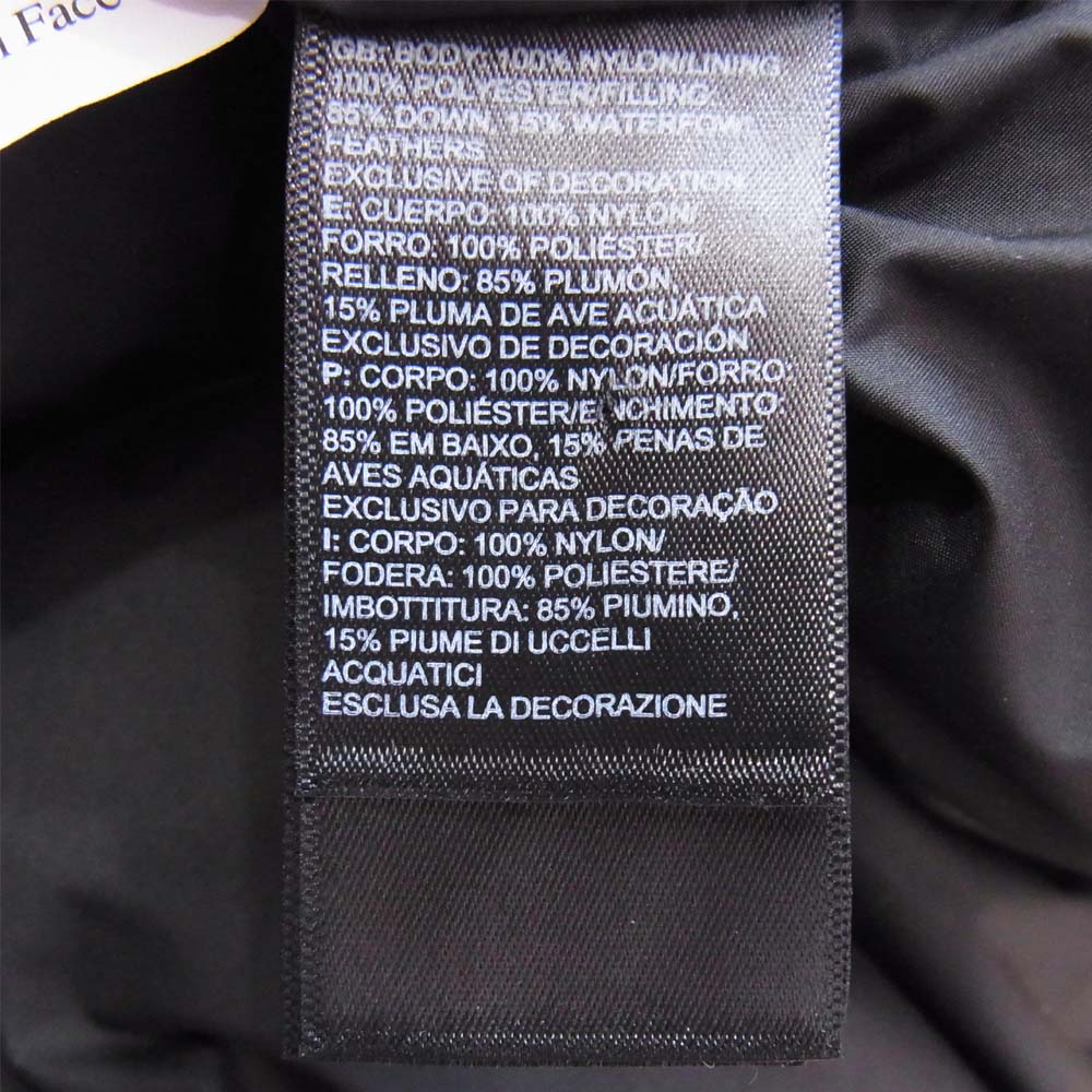 Supreme シュプリーム 19AW NF0A47EW ノースフェイス THE NORTH FACE Statue Of Liberty Baltro Jacket 自由の女神 バルトロ ダウンジャケット ブラック系 L【美品】【中古】