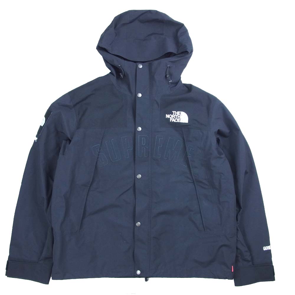 Supreme シュプリーム 19SS NF0A3VMM THE NORTH FACE ノースフェイス 19SS Arc Logo Mountain Parka アーチロゴ マウンテン パーカー ブラック系 L【美品】【中古】