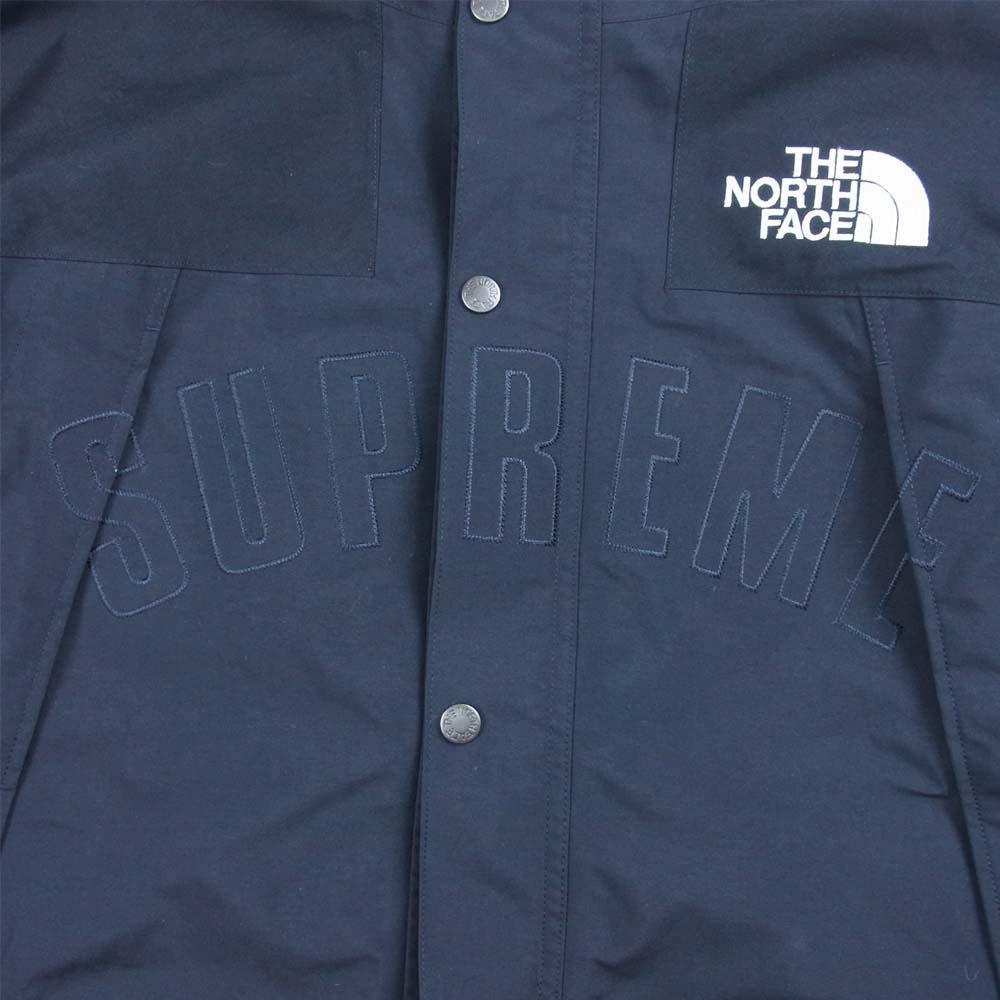 Supreme シュプリーム 19SS NF0A3VMM THE NORTH FACE ノースフェイス 19SS Arc Logo Mountain Parka アーチロゴ マウンテン パーカー ブラック系 L【美品】【中古】