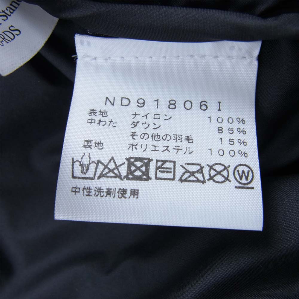 Supreme シュプリーム 19AW ND91806I 国内正規品 THE NORTH FACE ノースフェイス Paper Print Nuptse Jacket ペーパープリント ヌプシ ダウン ジャケット グレー系 ブラック系 L【美品】【中古】