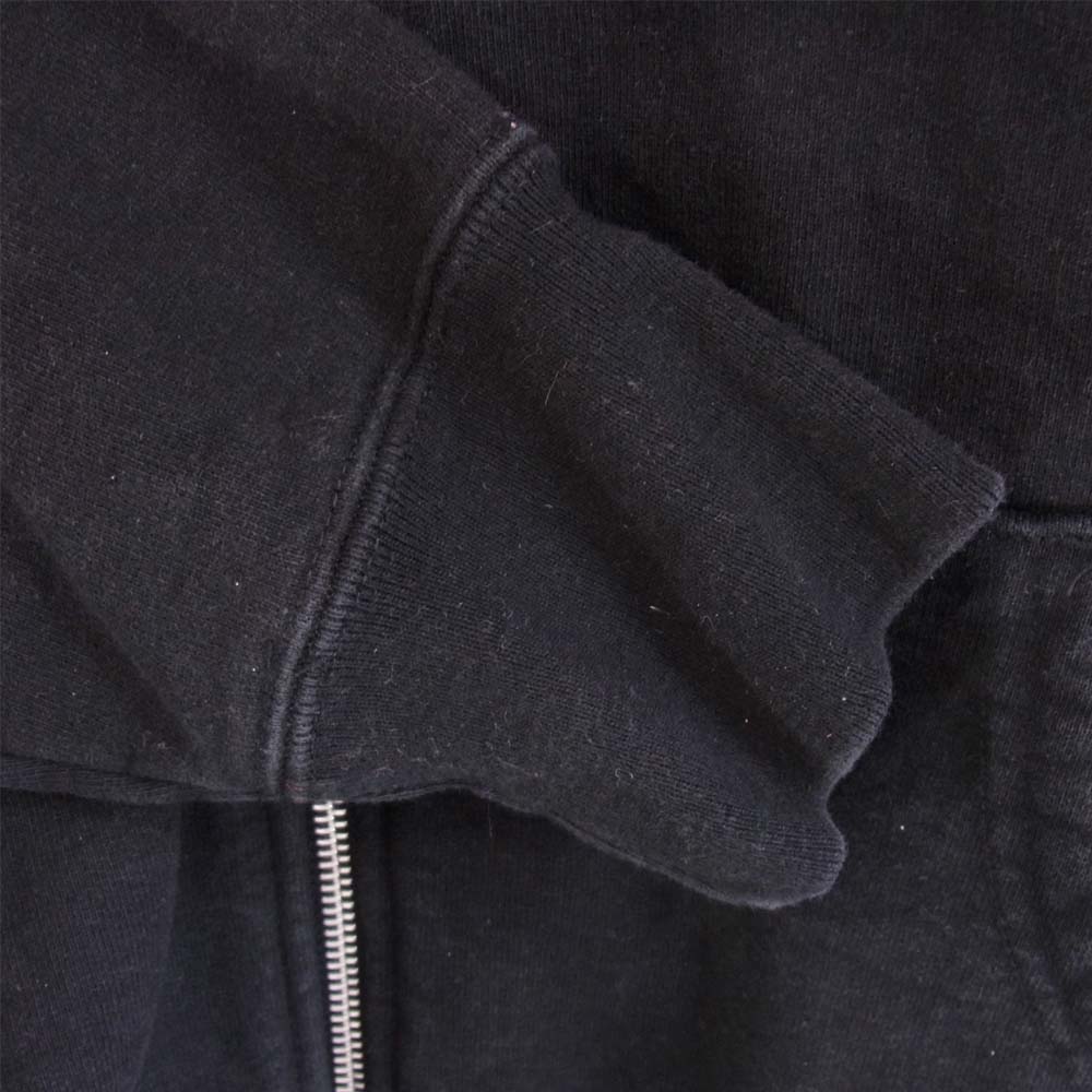 Supreme シュプリーム 15AW Felt Hood Logo Zip Up Sweat フードロゴ ジップ パーカー ブラック系 M【中古】