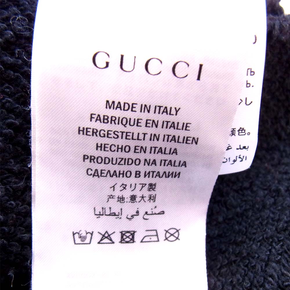 GUCCI グッチ 18AW 国内正規品 SEGAフォント GUCCＹ ロゴ 星柄 イタリア製 ブラック系 M【中古】