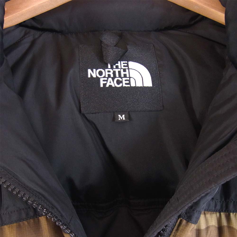 ザノースフェイス ND91842 Nuptse Jacket ヌプシ ウッドランド カモ カーキ系 M【新古品】【未使用】【中古】
