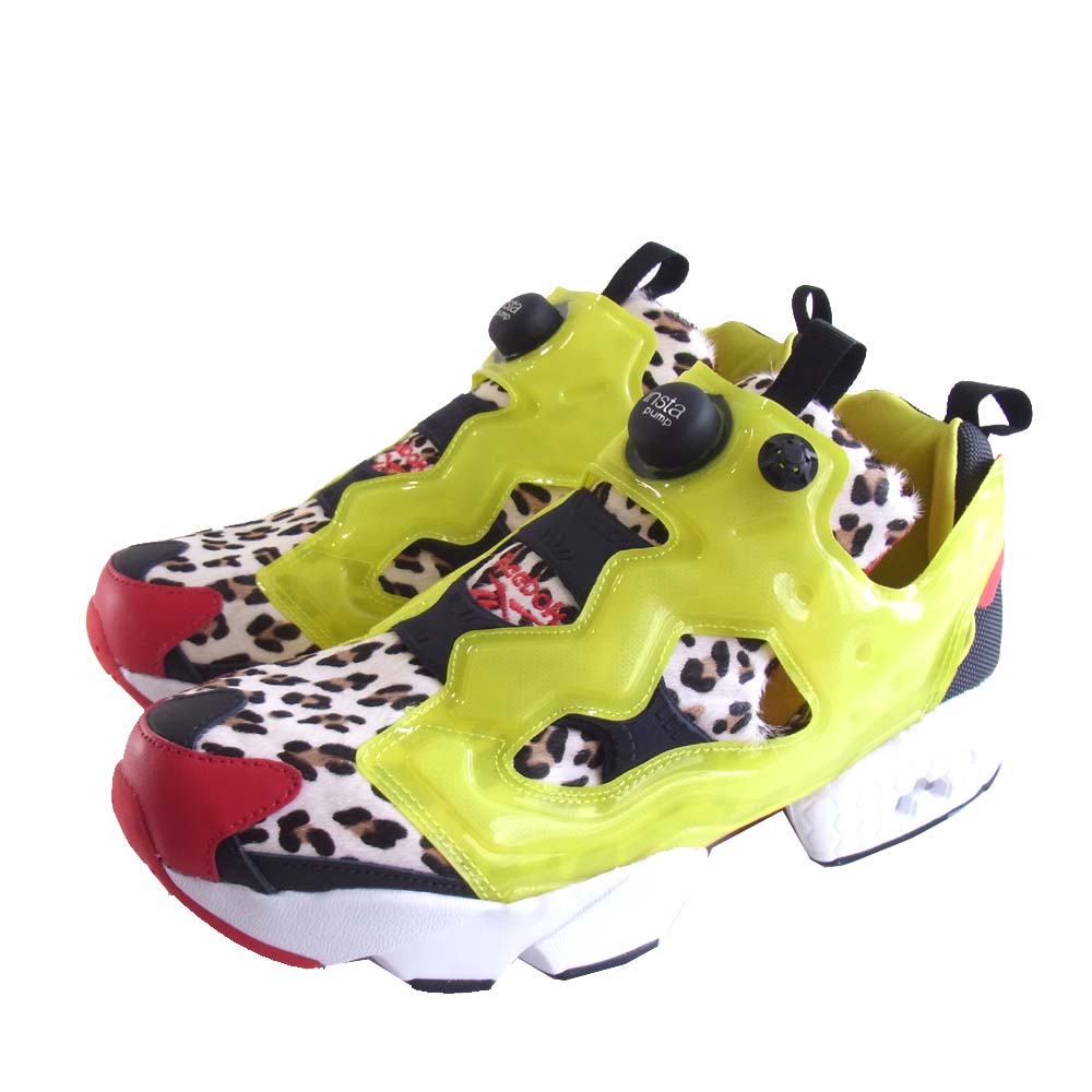 Reebok リーボック FZ4432 atmos INSTAPUMP FURY インスタポンプ フューリー CITRON ANIMAL マルチカラー系 28㎝【新古品】【未使用】【中古】