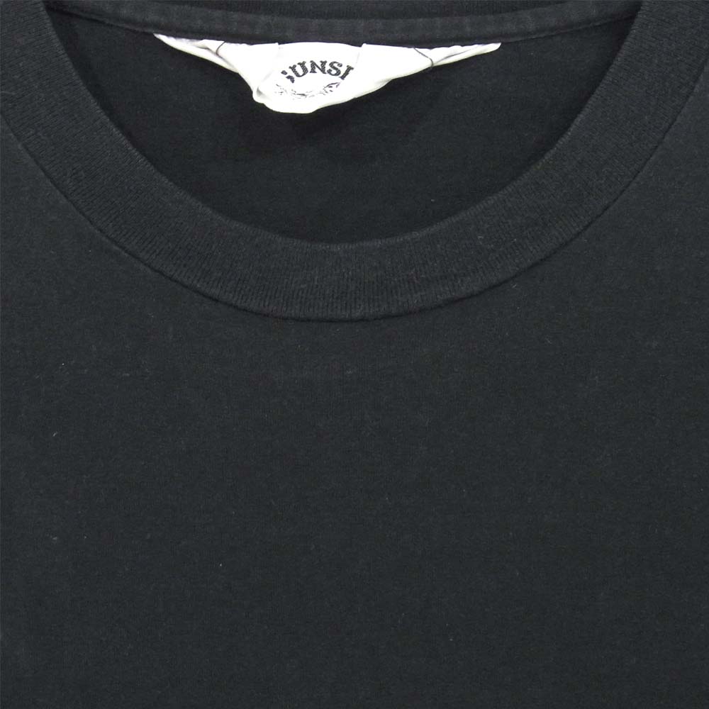 SUNSEA サンシー Customized LONG T 長袖 Tシャツ ブラック系 2【中古】