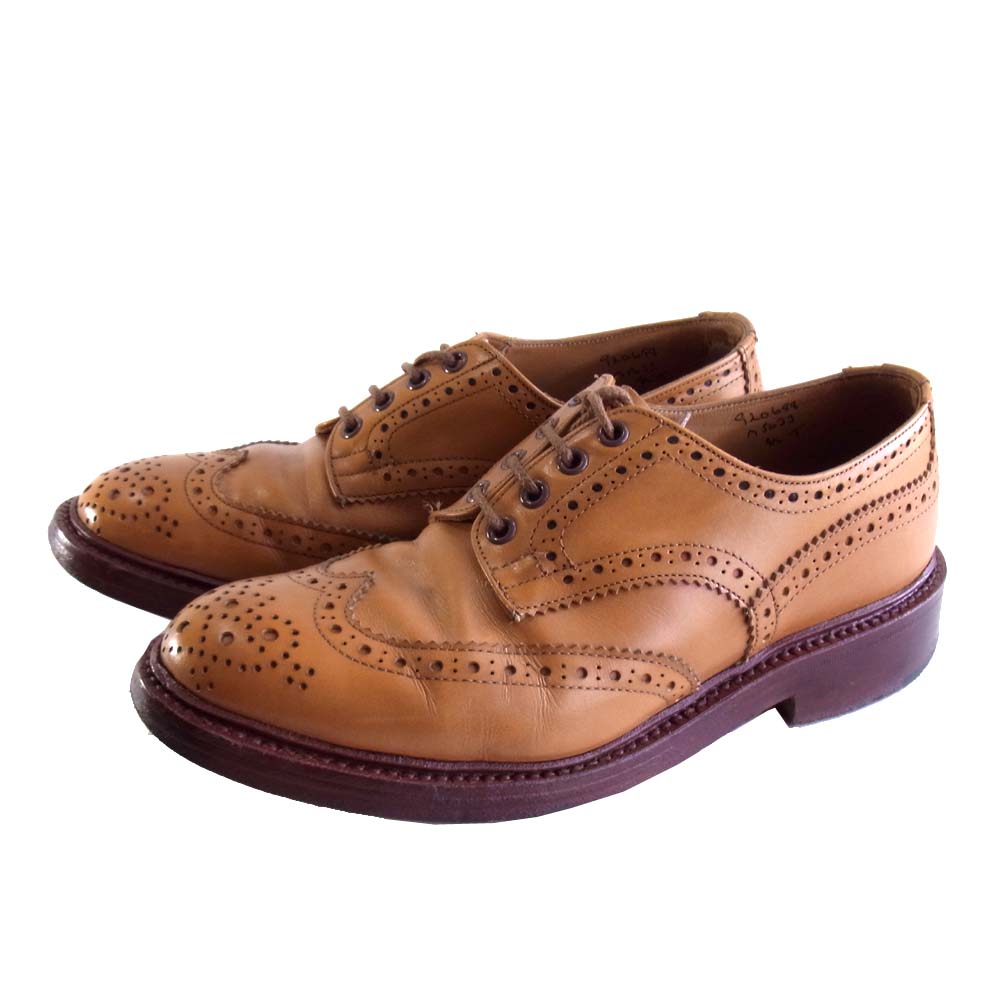 Tricker's トリッカーズ M5633 BOURTON バートン レザーソール ACORN エイコン ライトブラウン系 8.5【中古】