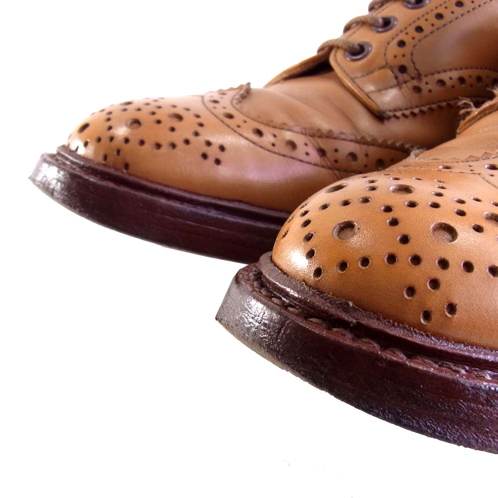 Tricker's トリッカーズ M5633 BOURTON バートン レザーソール ACORN エイコン ライトブラウン系 8.5【中古】