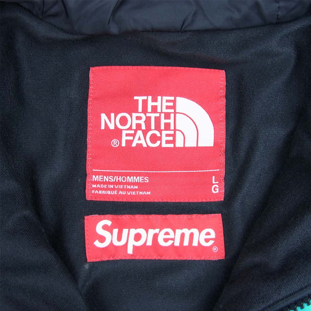 Supreme シュプリーム × ノースフェイス THE NORTH FACE 19SS Arc Logo Mountain Parka アーチロゴ マウンテンパーカー ゴアテックス ジャケット ブルー系 ブラック系 L【中古】