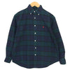 RALPH LAUREN ラルフローレン ラルフローレン ボタンダウン チェック シャツ ネイビー系 6【中古】