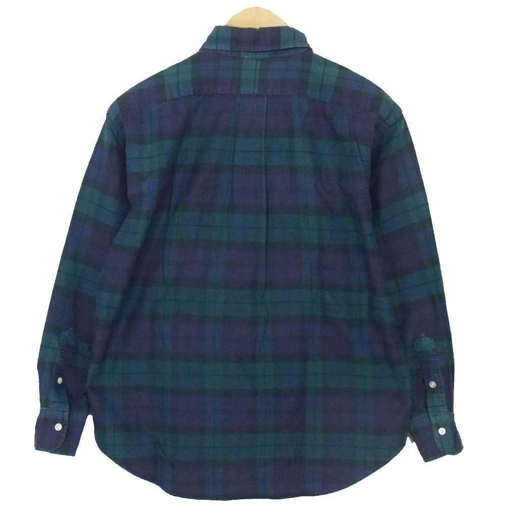 RALPH LAUREN ラルフローレン ラルフローレン ボタンダウン チェック シャツ ネイビー系 6【中古】