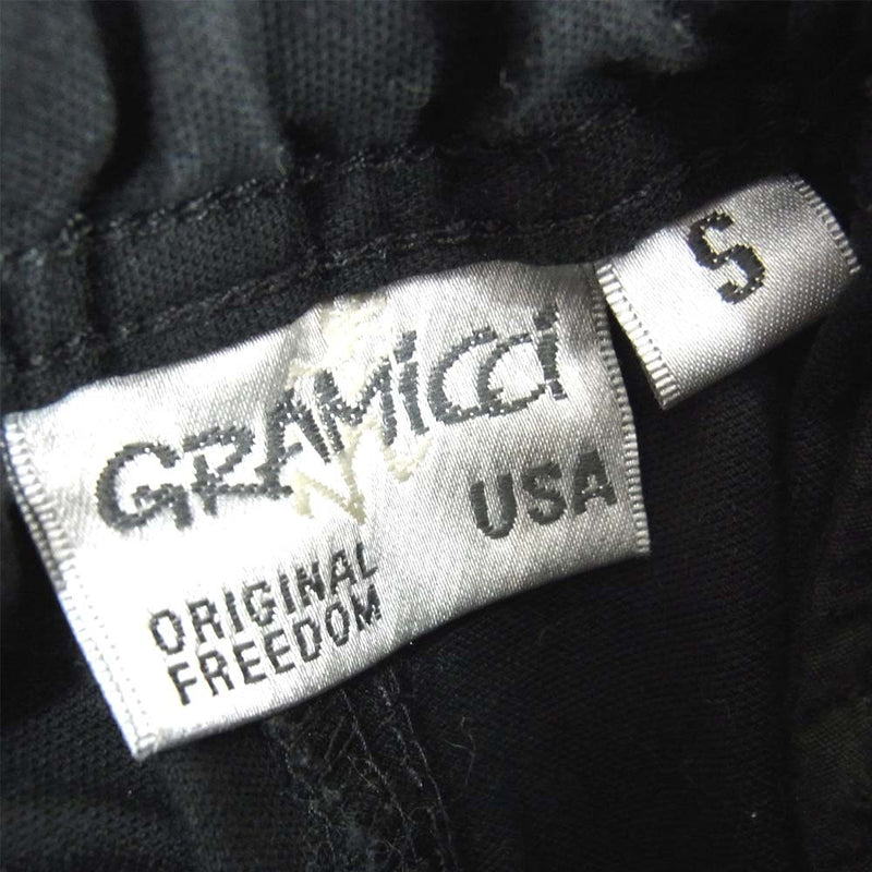 Gramicci グラミチ USA製 ストレート クライミング パンツ ブラック系 S【中古】