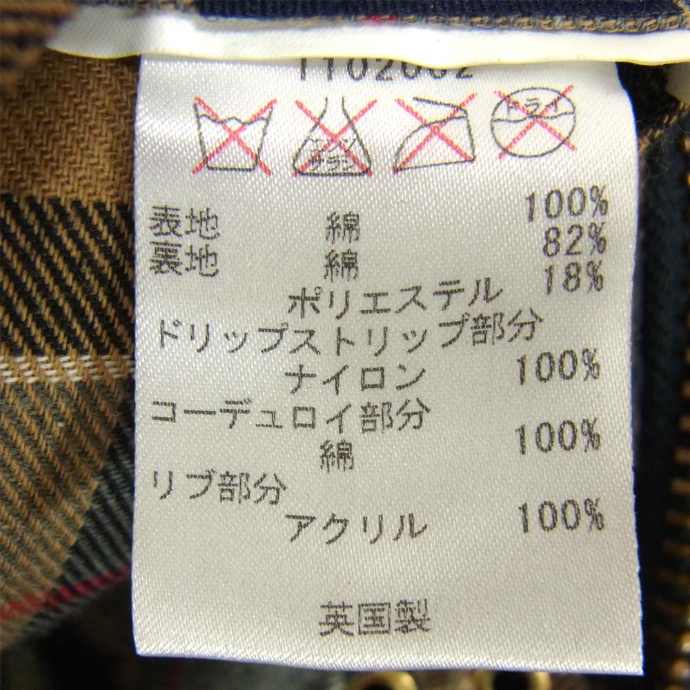 Barbour バブアー 1102002 英国製 Edifice別注 BEDALE ビデイル オイルド ジャケット グレー系【中古】