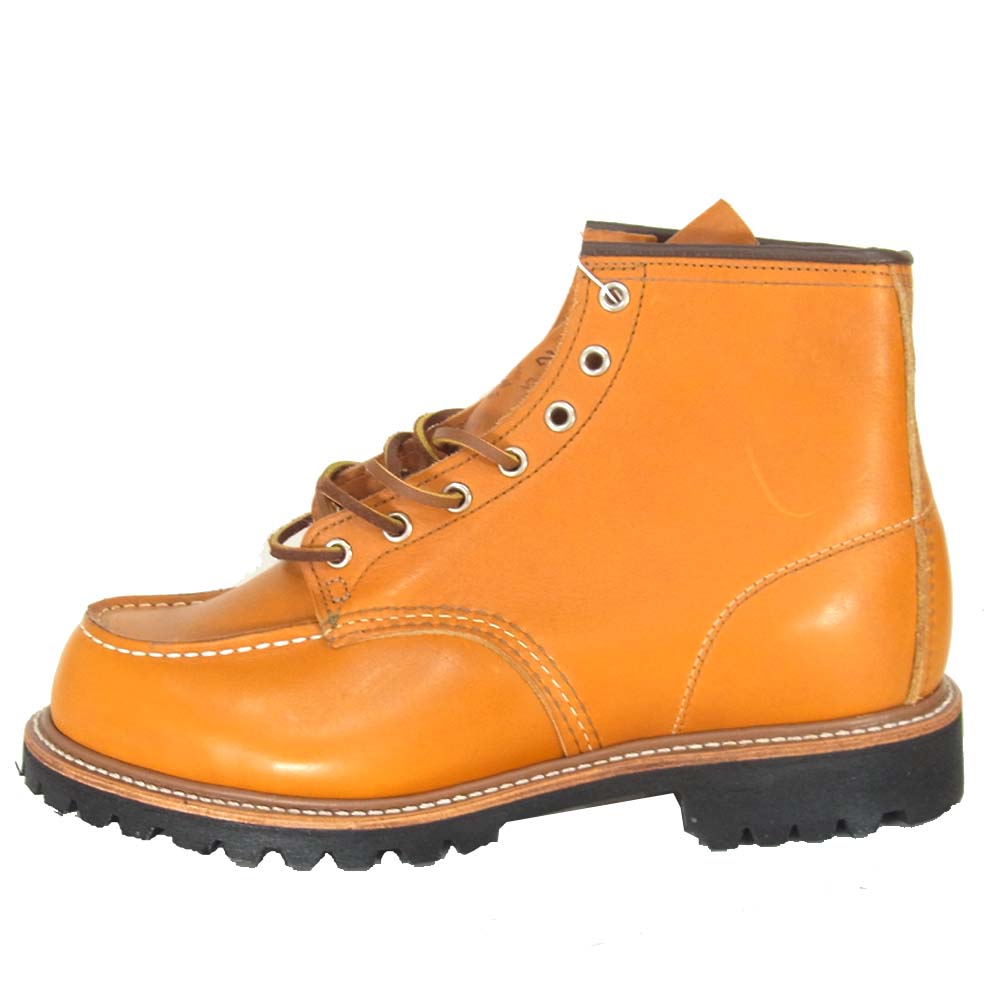 レッドウィング 9879 アイリッシュセッター モックトゥ ゴールドラセット 犬タグ ブラウン系【新古品】【未使用】【中古】