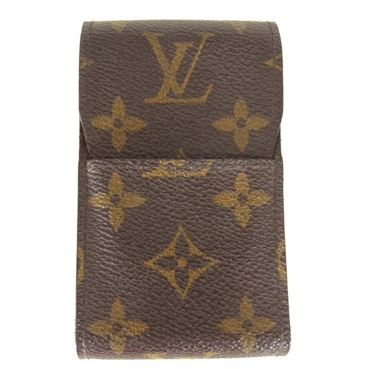 LOUIS VUITTON ルイ・ヴィトン M63024 M63024 モノグラム エテュイ シガレット ケース ブラウン系【美品】【中古】