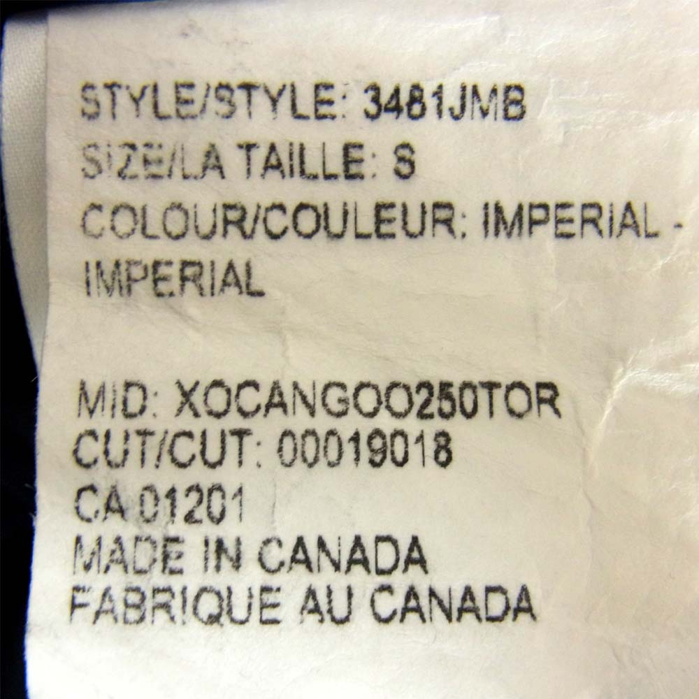 CANADA GOOSE カナダグース 3481JMB 国内正規品 エディフィス別注 CRESTON クレストン ダウン ジャケット ネイビー系 S/P【中古】