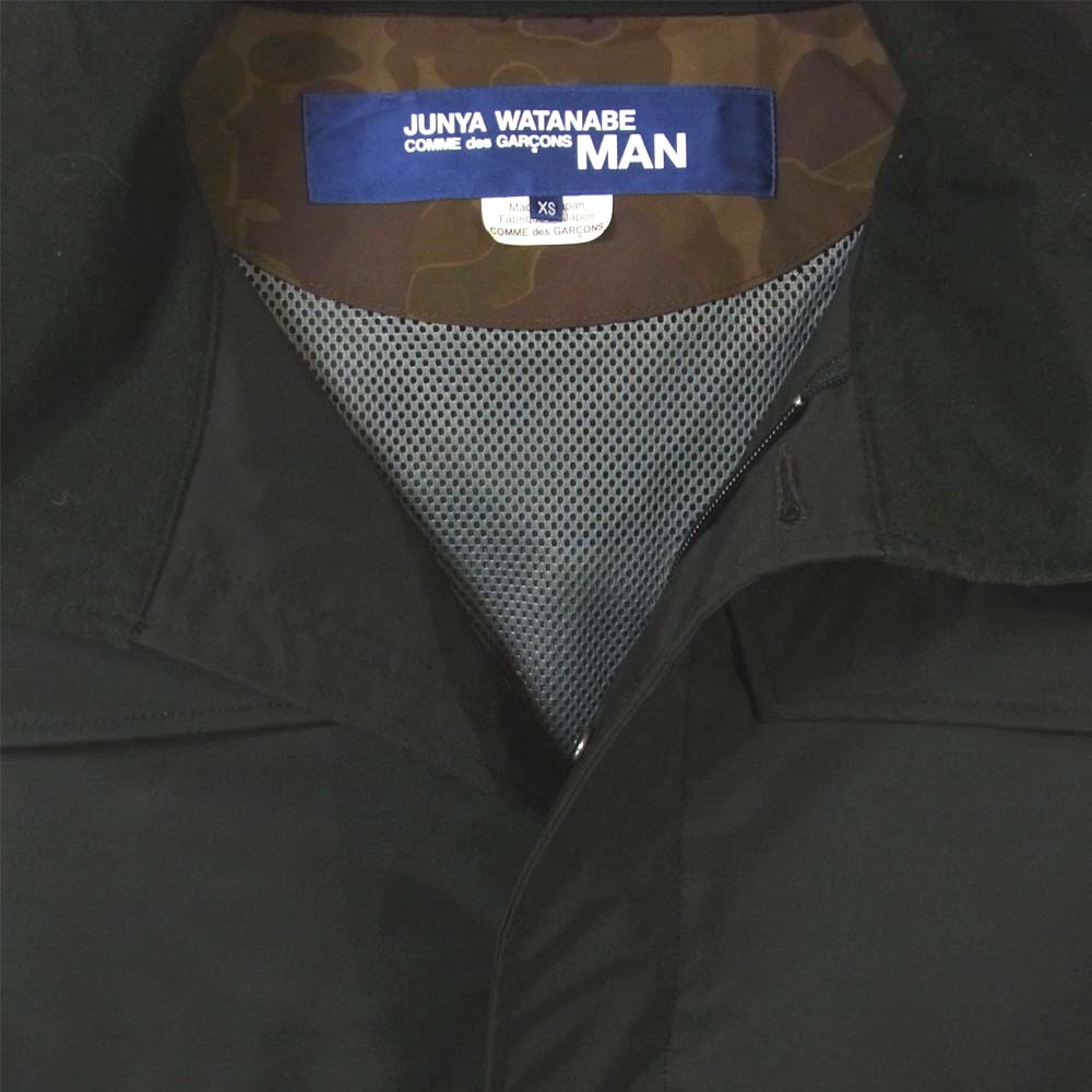 コムデギャルソン 19SS 18AD WC-J016  ジュンヤワタナベ JUNYA WATANABE ナイロンタフタ ジャケット ブラック系 XS【中古】