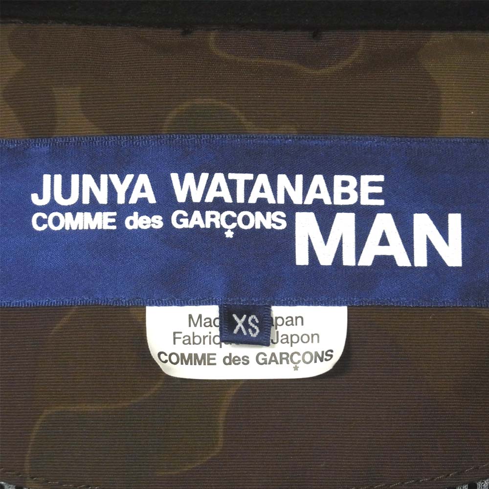 コムデギャルソン 19SS 18AD WC-J016  ジュンヤワタナベ JUNYA WATANABE ナイロンタフタ ジャケット ブラック系 XS【中古】