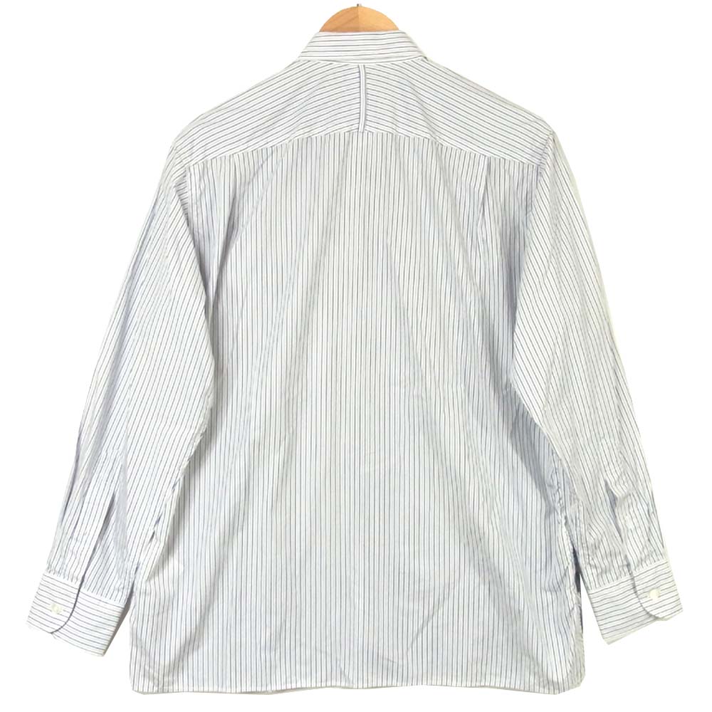 コムデギャルソン COMME des GARCONS 19AD WE-B015 ジュンヤワタナベ JUNYA WATANABE リーバイス Levis 切替 ストライプ 長袖シャツ インディゴブルー系 XS【中古】