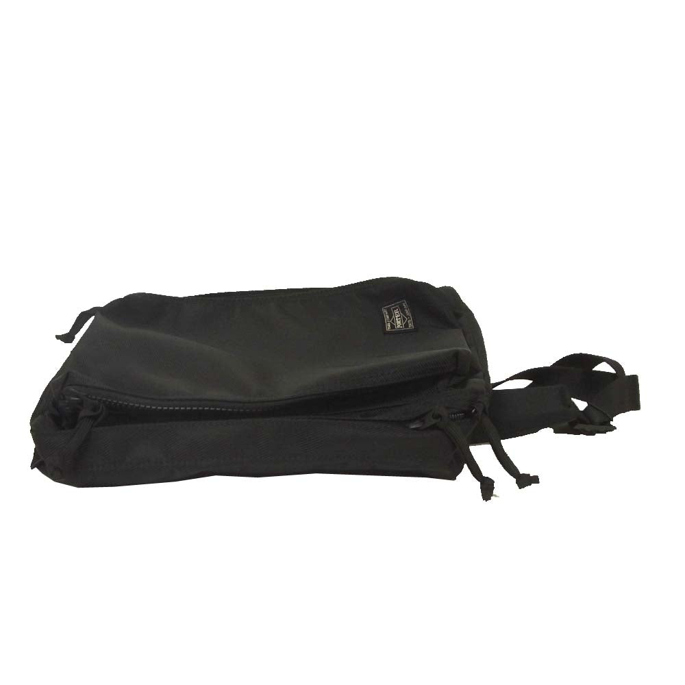 PORTER ポーター UNIT ユニット ワンショルダーバッグ ブラック系【美品】【中古】