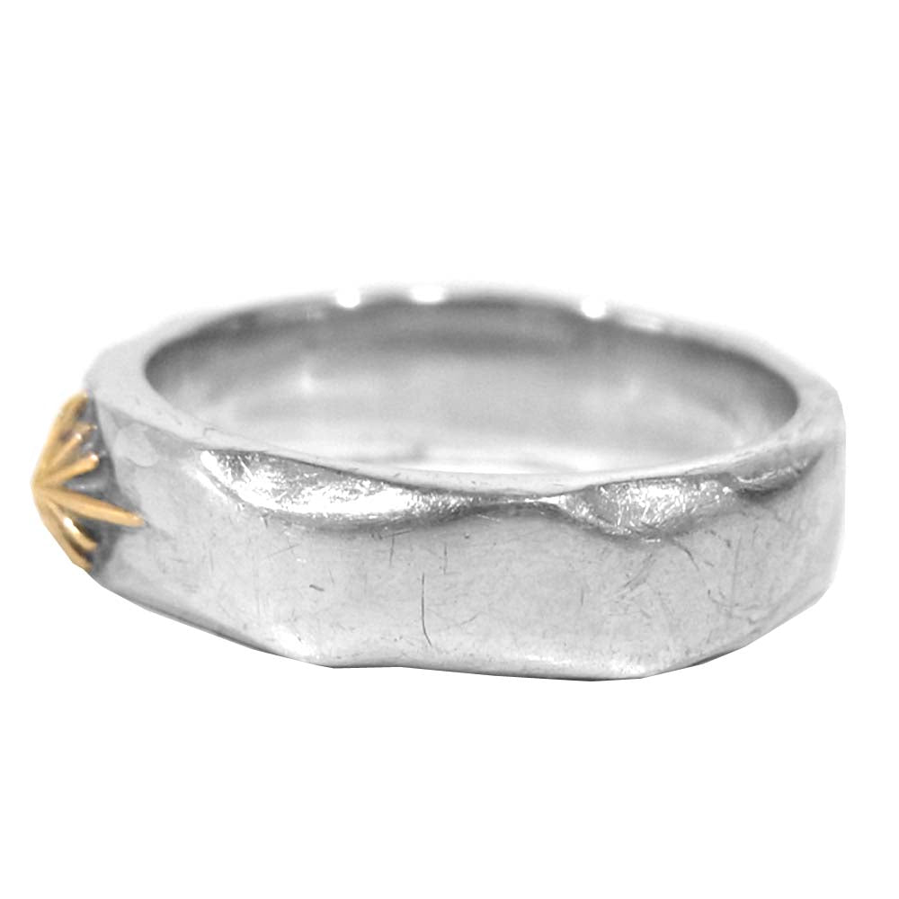 SAAD サード R-86-S サンシンボル 太陽神 平打ち リング シルバー系 13