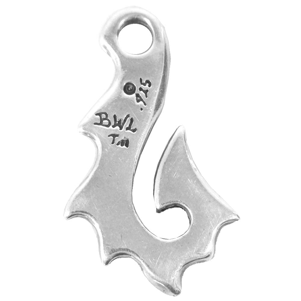 BILL WALL LEATHER ビルウォールレザー WAVE ウェーブ フィッシュフック ペンダント トップ シルバー系【中古】