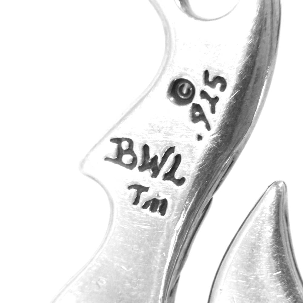 BILL WALL LEATHER ビルウォールレザー WAVE ウェーブ フィッシュフック ペンダント トップ シルバー系【中古】