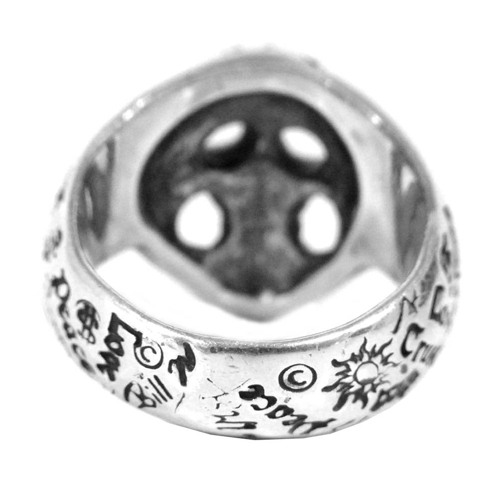 BILL WALL LEATHER ビルウォールレザー Graffiti Small GLS Ring グラフィティ グッドラック スモール スカル リング シルバー系 17～18号程度【中古】