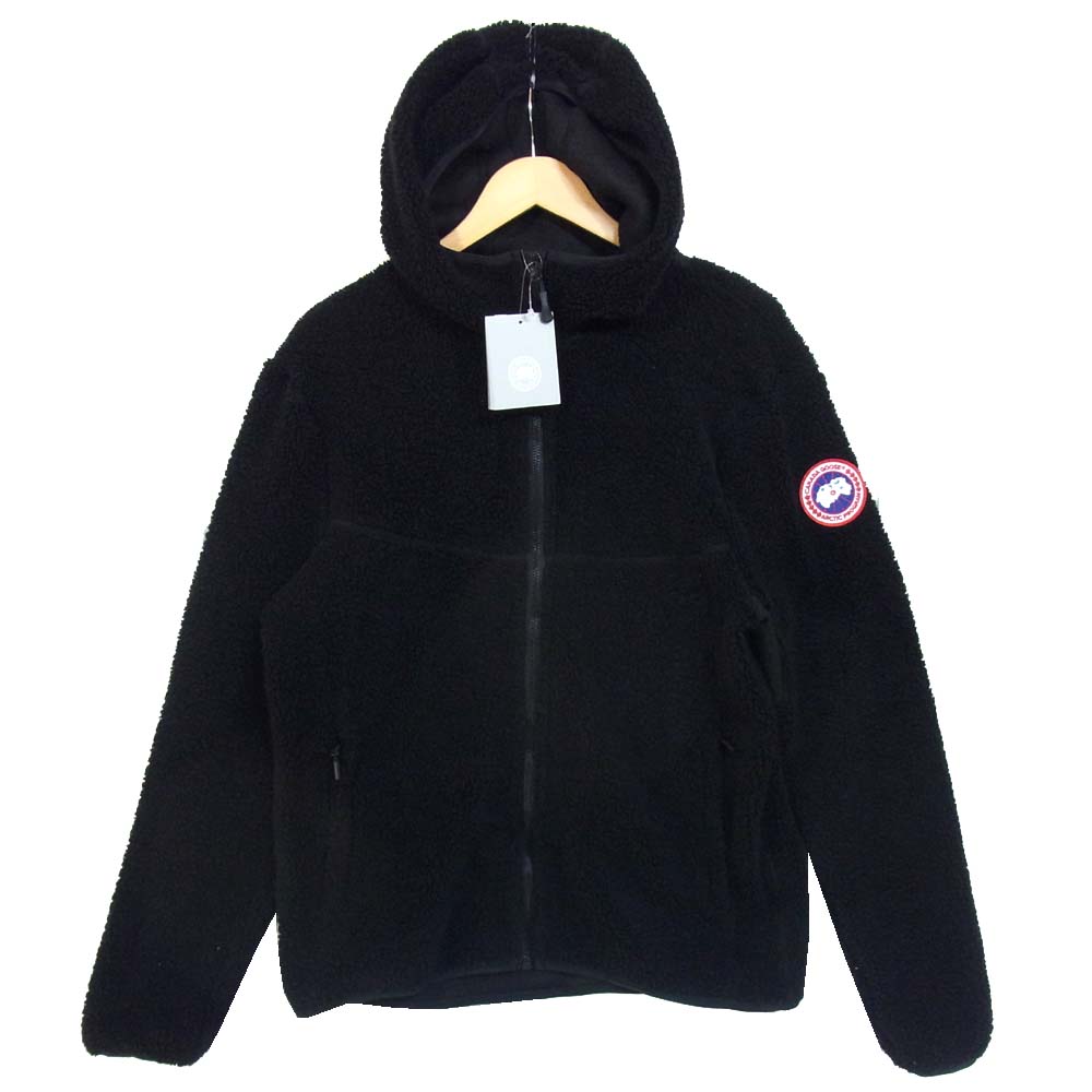CANADA GOOSE カナダグース 3020400140 国内正規品 サザビーリーグタグ 19AW AINSWORTH HOODY アインズワース フーディ フリースジャケット ブラック系 M【中古】
