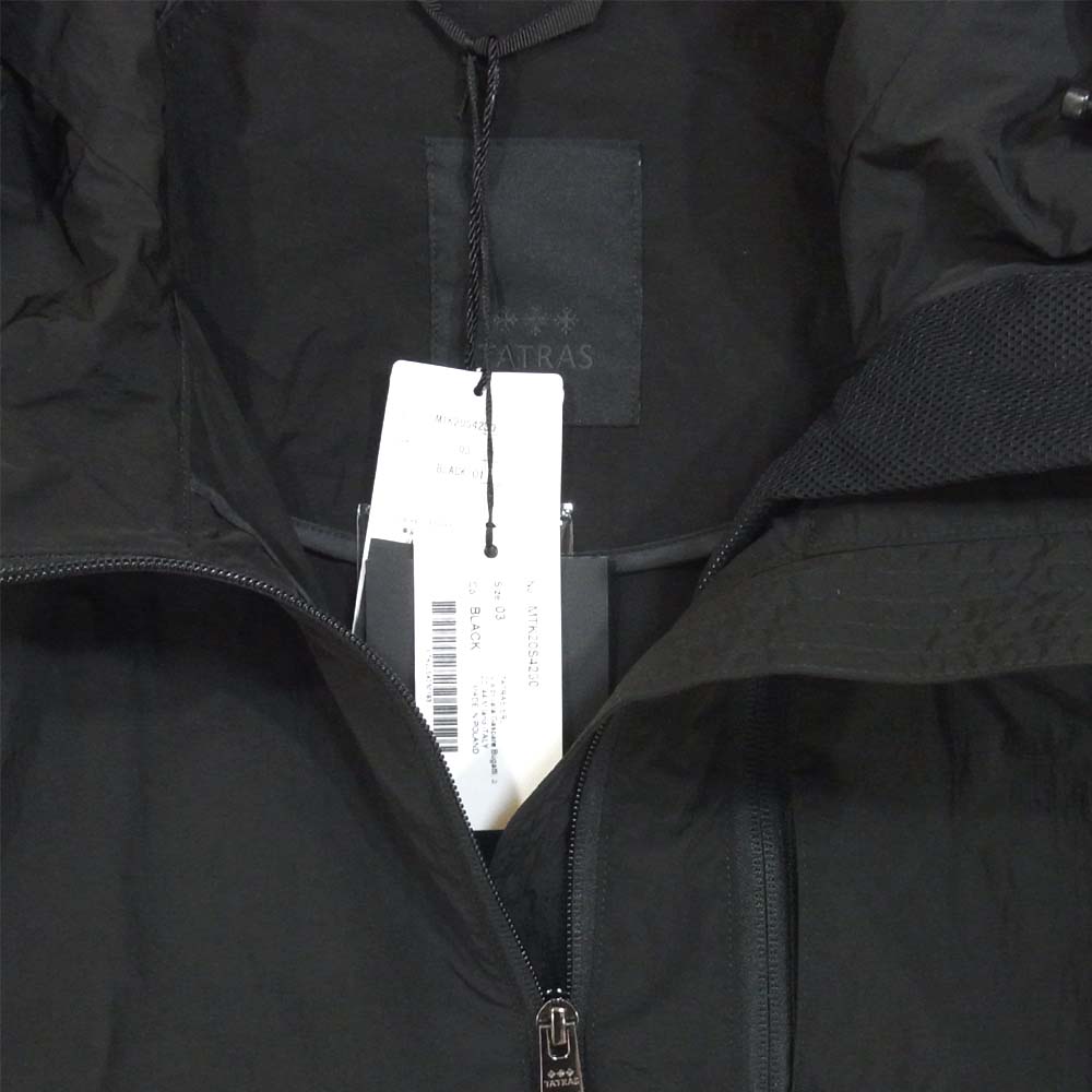 TATRAS タトラス MTK20S4230 LAMISCO ラミスコ ナイロン ジャケット ブラック系 3【新古品】【未使用】【中古】