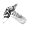 GABOR ガボール 国内正規店ギャランティカード付属 Skull with Spike Ring スカル ウィズ スパイク リング シルバー系 29～30号程度【中古】