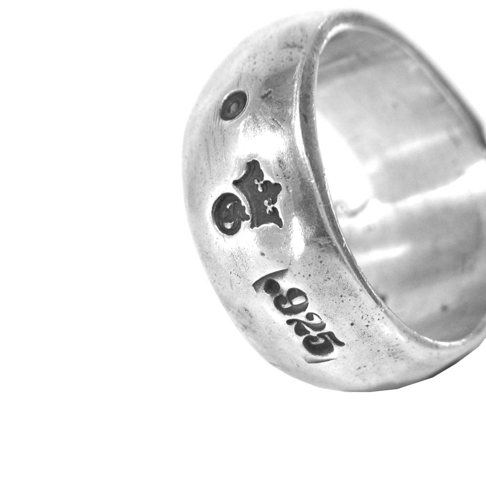 GABOR ガボール 国内正規店ギャランティカード付属 Skull with Spike Ring スカル ウィズ スパイク リング シルバー系 29～30号程度【中古】