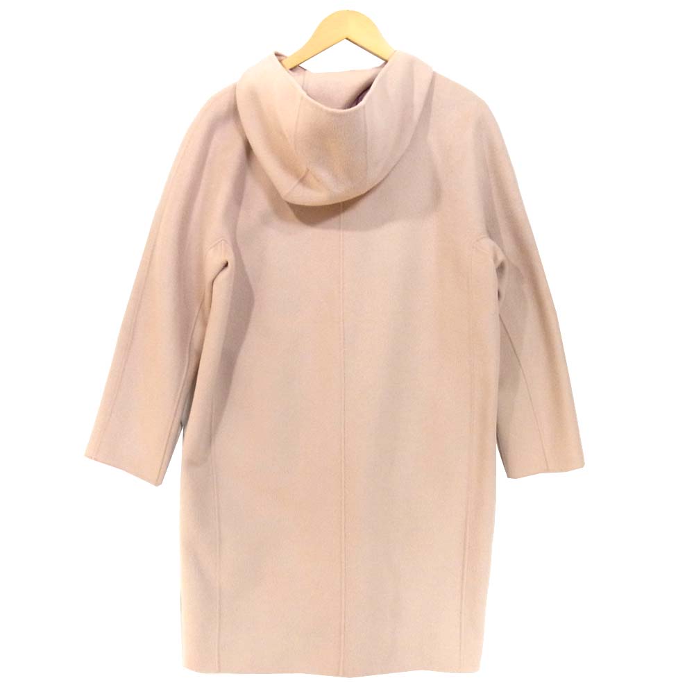 theory セオリー カシミヤ混 ウール フード コート ピンク系 S【中古】