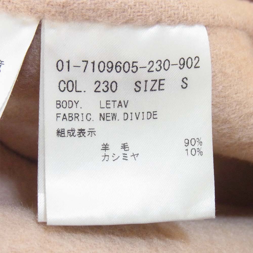 theory セオリー カシミヤ混 ウール フード コート ピンク系 S【中古】