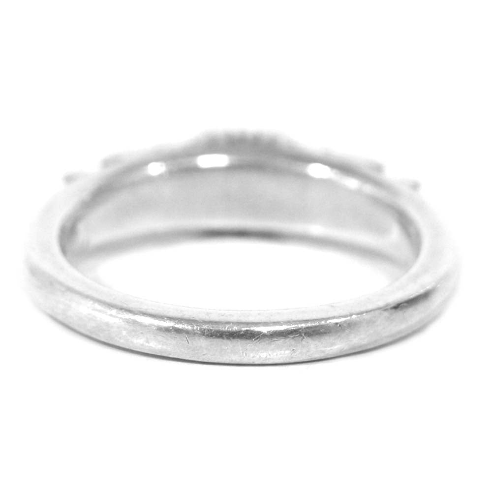 CHROME HEARTS クロムハーツ（原本無） ベイビー クラシック フローラル クロス リング シルバー系 18号程度【中古】