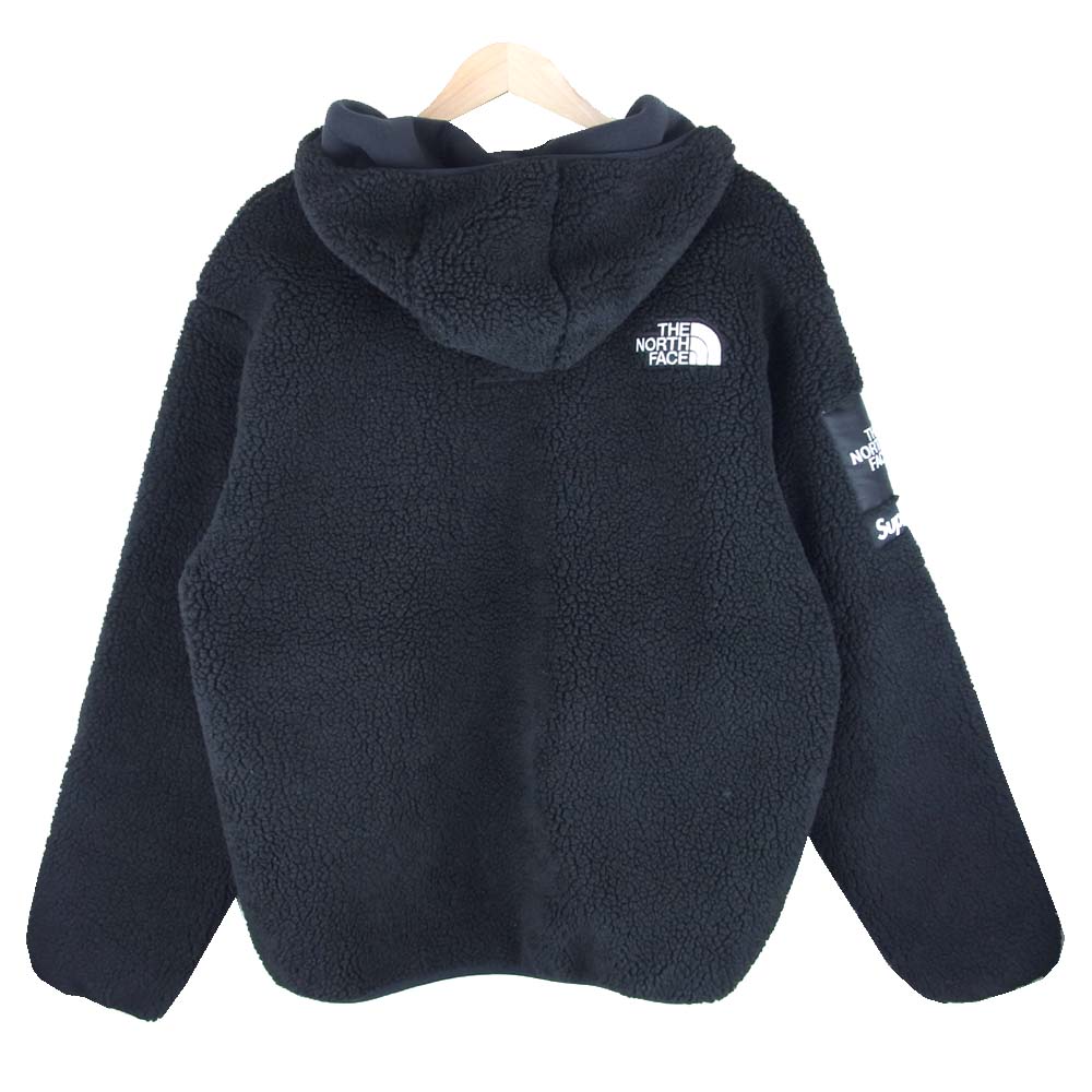 Supreme シュプリーム 20AW NT62004 ノースフェイス THE NORTH FACE S Logo Hooded Fleece Jacket  Sロゴ フーデッド フリース ジャケット ブラック系 M【新古品】【未使用】【中古】