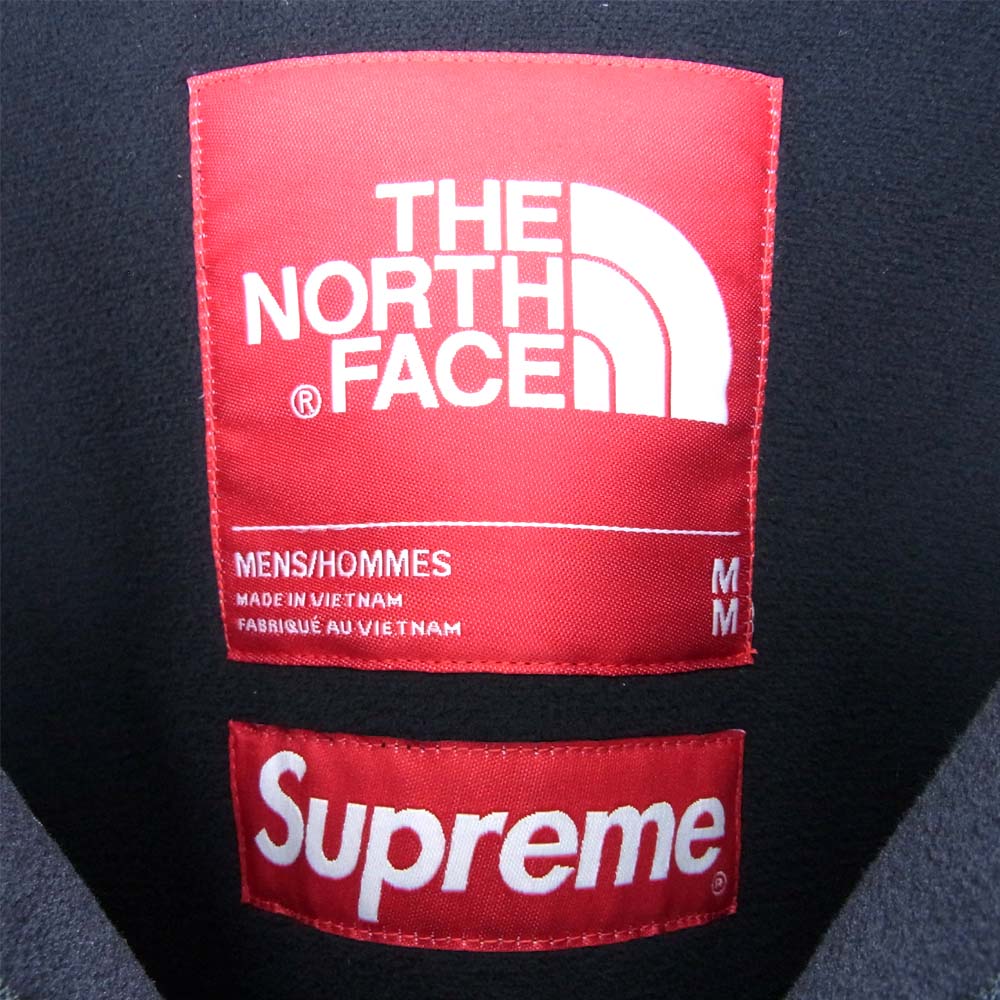 Supreme シュプリーム 20AW NT62004 ノースフェイス THE NORTH FACE S Logo Hooded Fleece Jacket  Sロゴ フーデッド フリース ジャケット ブラック系 M【新古品】【未使用】【中古】
