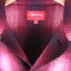 Supreme シュプリーム 20AW Shadow Plaid Fleece Shirt シャドウ プレイド フリース チェック シャツ レッド系 エンジ系 M【新古品】【未使用】【中古】