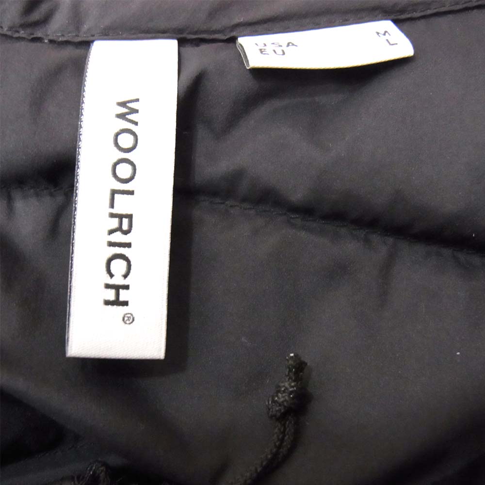 WOOLRICH ウールリッチ WJOU0036 WJOU0036 TUNDRA DOWN PULLOVER タンドラ ダウン プルオーバー ブラック系 M【新古品】【未使用】【中古】