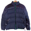 WOOLRICH ウールリッチ WJOU0034 WJOU0034 REVERSIBLE MUFFLE DOWN JACKET リバーシブル ダウン ジャケット ネイビー系 グリーン系 L【新古品】【未使用】【中古】