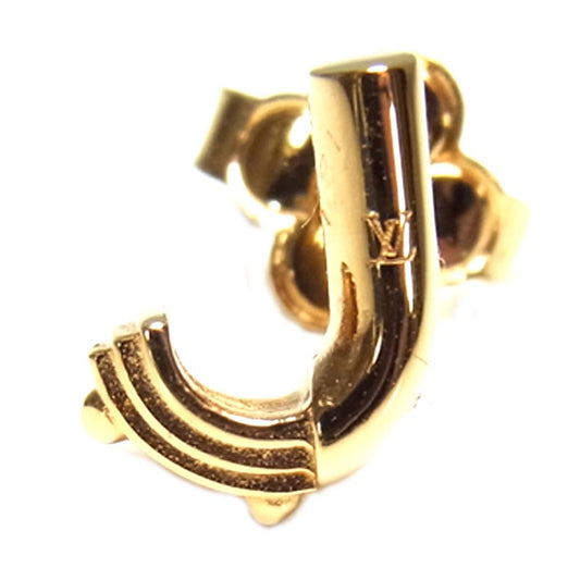 LOUIS VUITTON ルイ・ヴィトン LV＆ME イニシャル ピアス ゴールド系【中古】