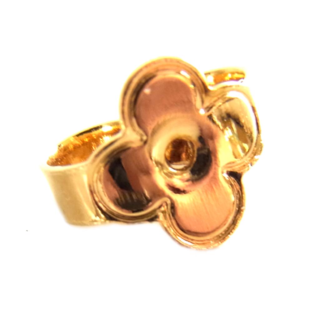 LOUIS VUITTON ルイ・ヴィトン LV＆ME イニシャル ピアス ゴールド系【中古】