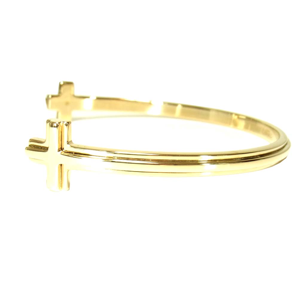 GIVENCHY ジバンシィ クロスモチーフ チョーカー ネックレス ゴールド系【中古】