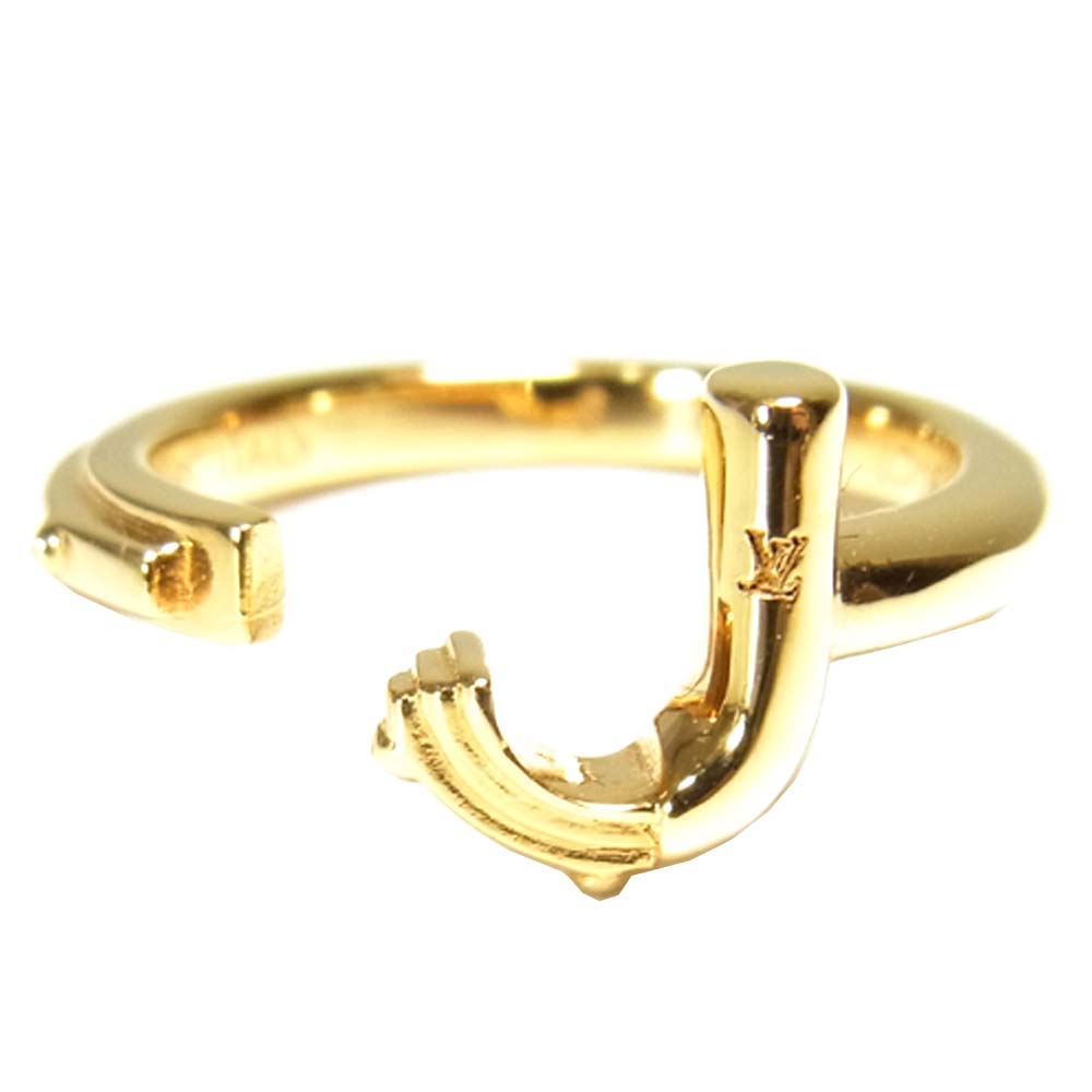 LOUIS VUITTON ルイ・ヴィトン LV＆ME イニシャル リング ゴールド系【中古】