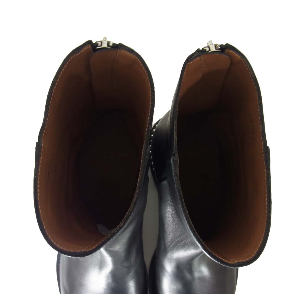 GIVENCHY ジバンシィ ジップ ブーツ ブラック系 42【極上美品】【中古】