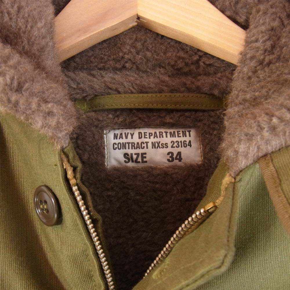TOY'S McCOY トイズマッコイ 23164 N-1 DECK JACKET ロードランナーカスタムモデル カーキ系 34【中古】