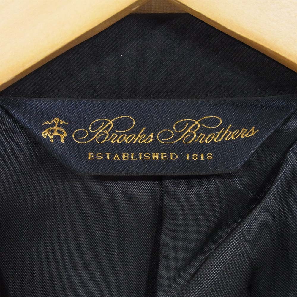 Brooks Brothers ブルックスブラザーズ シングル ２釦 金ボタン ブレザー ジャケット ダークネイビー系 35SHT【中古】