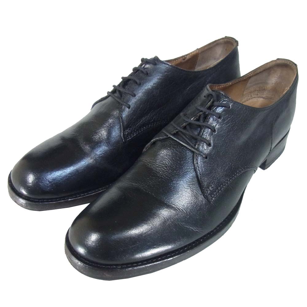 BUTTERO ブッテロ B4372UCGB CADIRNA プレーントゥ レザー シューズ ブラック系 41【中古】